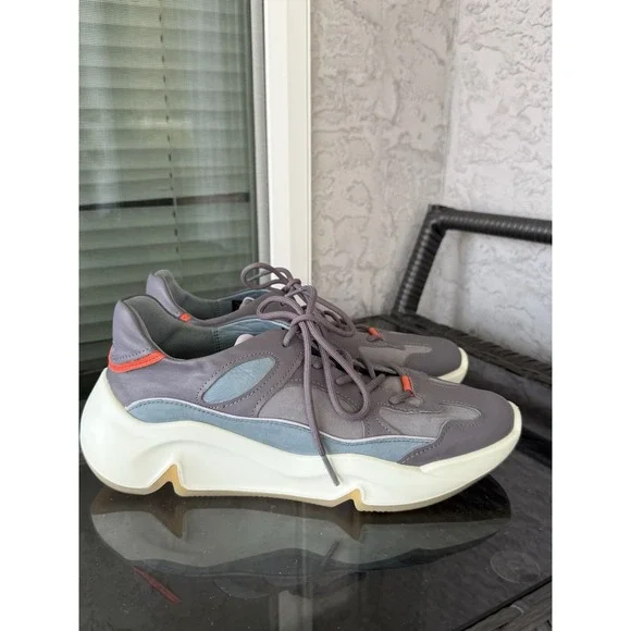 ECCO Chunky Sneakers‎ Womens 9 US 40 EU Multicolor Grey Casual Shoes Athletic - Picture 2 of 10